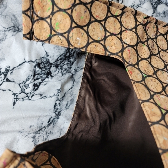 Risy 100% Handmade Cork Tote Handbag Grocery Bag - Picture 7 of 7